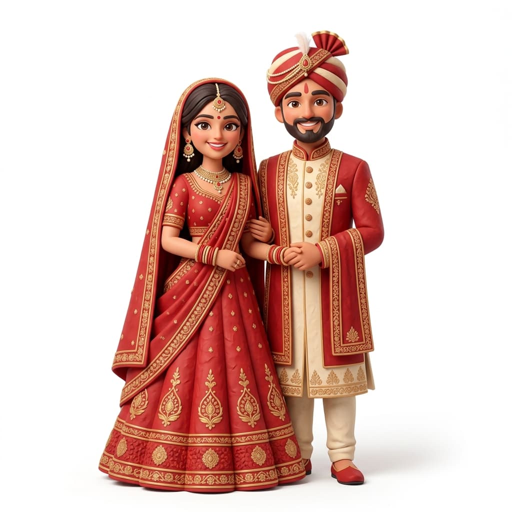 Wedding Couple Illustration